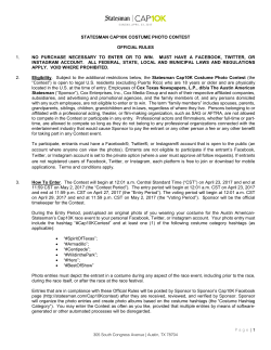 statesman cap10k costume photo contest official rules 1. no