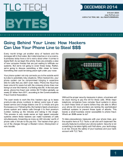 Going Behind Your Lines: How Hackers Can Use Your