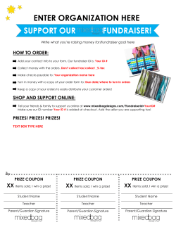English .doc - Mixed Bag Designs Fundraisers