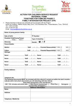 Action for Children Pin-