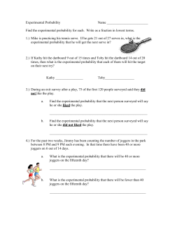 Experimental Probability