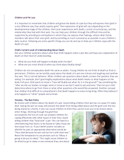 Children and Pet Loss
