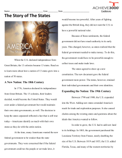 The Story of The States