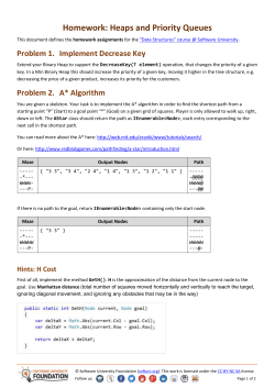 Data Structures - Homework