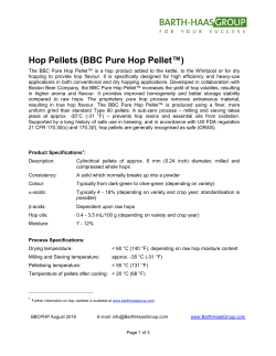Hop Pellets (BBC Pure Hop Pellet&trade;)
