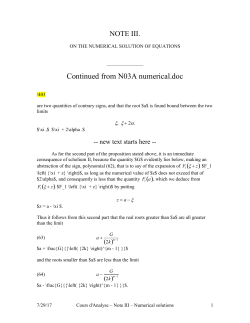 NOTE III