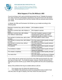 Estate Planning - Ron Graham and Associates