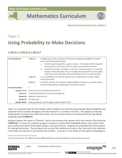 Precalculus, Module 5, Topic C Overview
