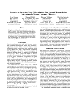 learning to recognize novel objects in one shot through human