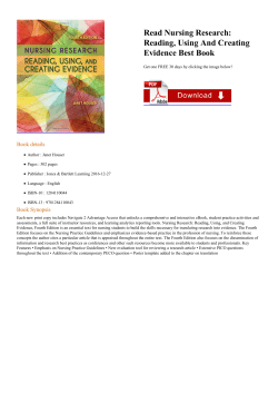 Read Nursing Research: Reading, Using And
