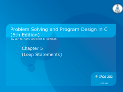 Overview of C