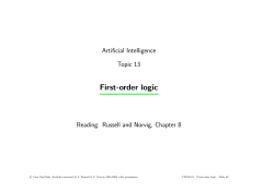 First-order logic
