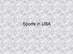 Sports in USA