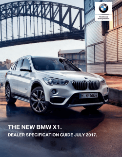 THE NEW BMW X1. - BMW New Zealand Dealer Locator