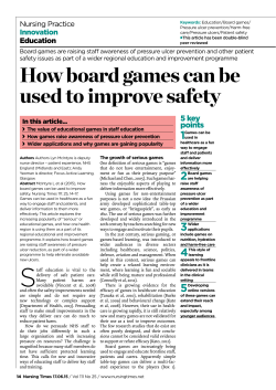 How board games can be used to improve safety