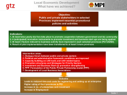 Achievements LED SMEDP