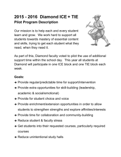 ICE + TIE Pilot - Lexington Public Schools