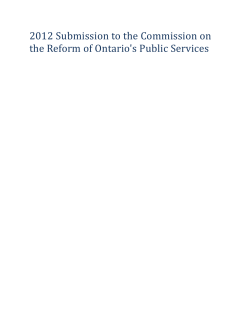 Public Sector Jobs - The Elementary Teachers` Federation of Ontario