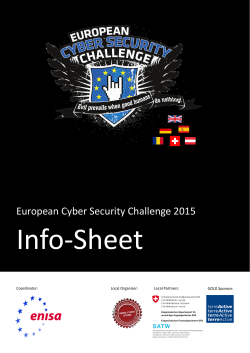 European Cyber Security Challenge 2015