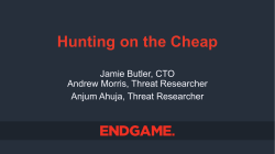 Hunting on the Cheap