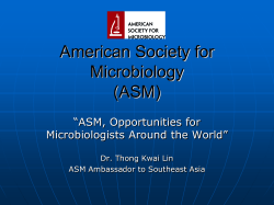 American Society for Microbiology