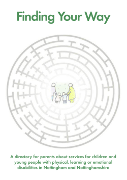 Finding Your Way - Nottinghamshire Healthcare NHS Foundation