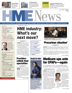HME industry: What`s our next move?