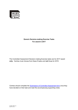 GCSE Geography A Decision Making Exercise teacher
