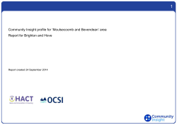 Moulsecoomb and Bevendean