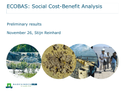 Social Cost-Benefit Analysis