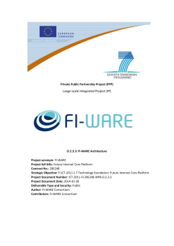 D.2.3.2 FI-WARE Architecture