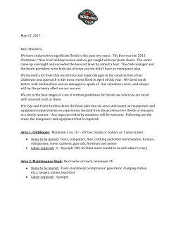 May 22, 2017 Dear Shooters, We have endured two significant