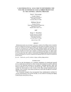 A MATHEMATICAL ANALYSIS TO DETERMINE THE VOLUME OF