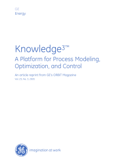 A Platform for Process Modeling, Optimization, and Control