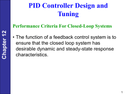 Chapter 12 On-Line Controller Tuning