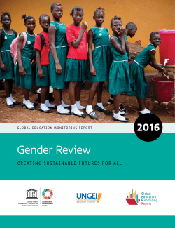 Global education monitoring report, 2016