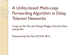 Scalable Opportunistic Forwarding Algorithms in Delay