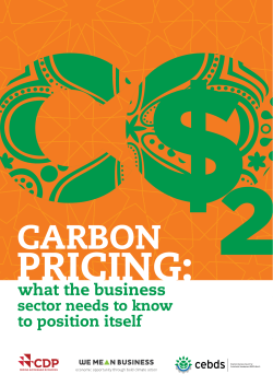 Carbon Pricing