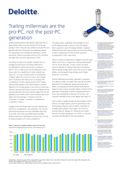 Trailing millennials are the pro-PC, not the post-PC