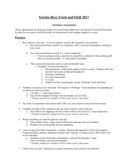 Eureka Boys Track and Field 2017