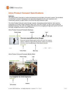 Inline Product Carousel