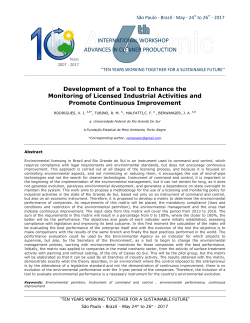 Development of a Tool to Enhance the Monitoring of Licensed