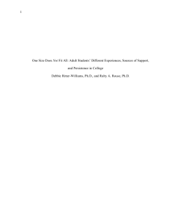 Adult Learners Reporting the Extent of Psychosocial Issues