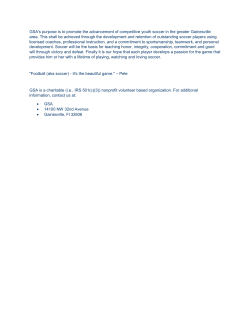 GSA`s purpose is to promote the advancement of competitive youth