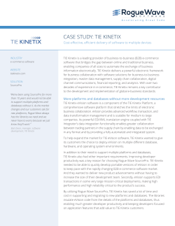 case study: tie kinetix