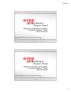 SPP Market Design Overview Comparison