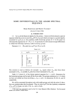 some differentials in the adams spectral sequence