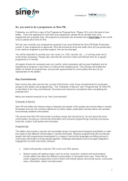 Sine FM programme proposal (word doc)