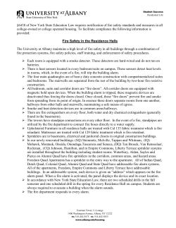 Fire Safety - University at Albany