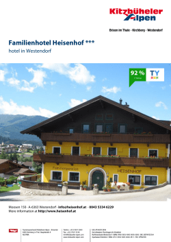Familienhotel Heisenhof in Westendorf